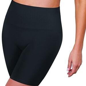 NWT Black Maidenform Ultra Control Thigh Slimmer Sz Small
